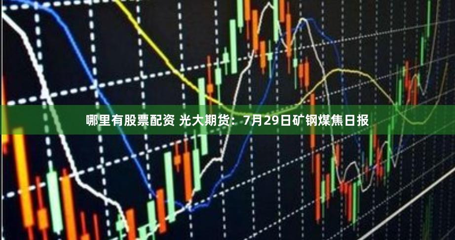 哪里有股票配资 光大期货：7月29日矿钢煤焦日报