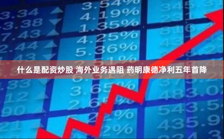 什么是配资炒股 海外业务遇阻 药明康德净利五年首降